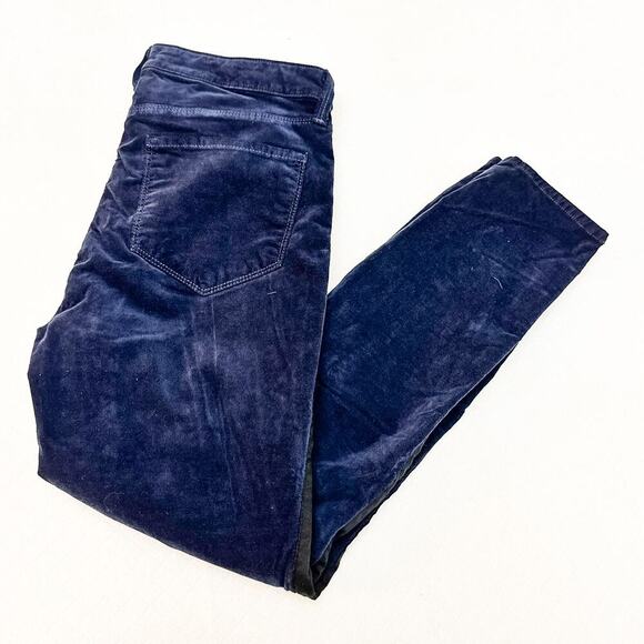 L'Agence Margot Skinny High Rise Blue Marine Denim Jeans Tuxedo Stripe Size 28 - Picture 9 of 9